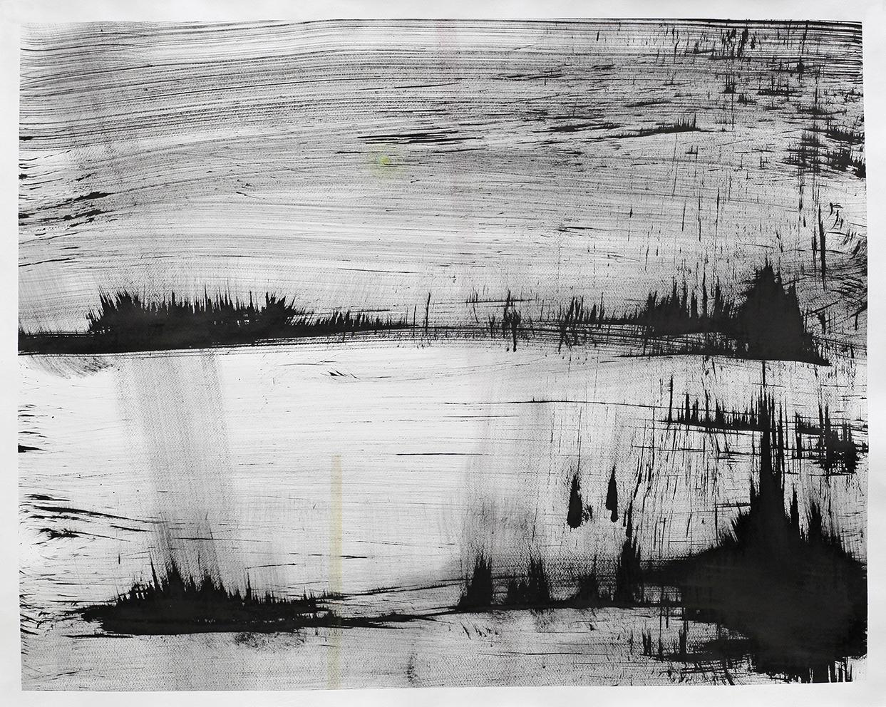 Paula Tella: Next to Nothing – Holes in the Structures of Existence (d) (2022, Indian ink and watercolour, 96 x 114 cm) Paula Tella: Next to Nothing – Holes in the Structures of Existence (d) (2022, Indian ink and watercolour, 96 x 114 cm)