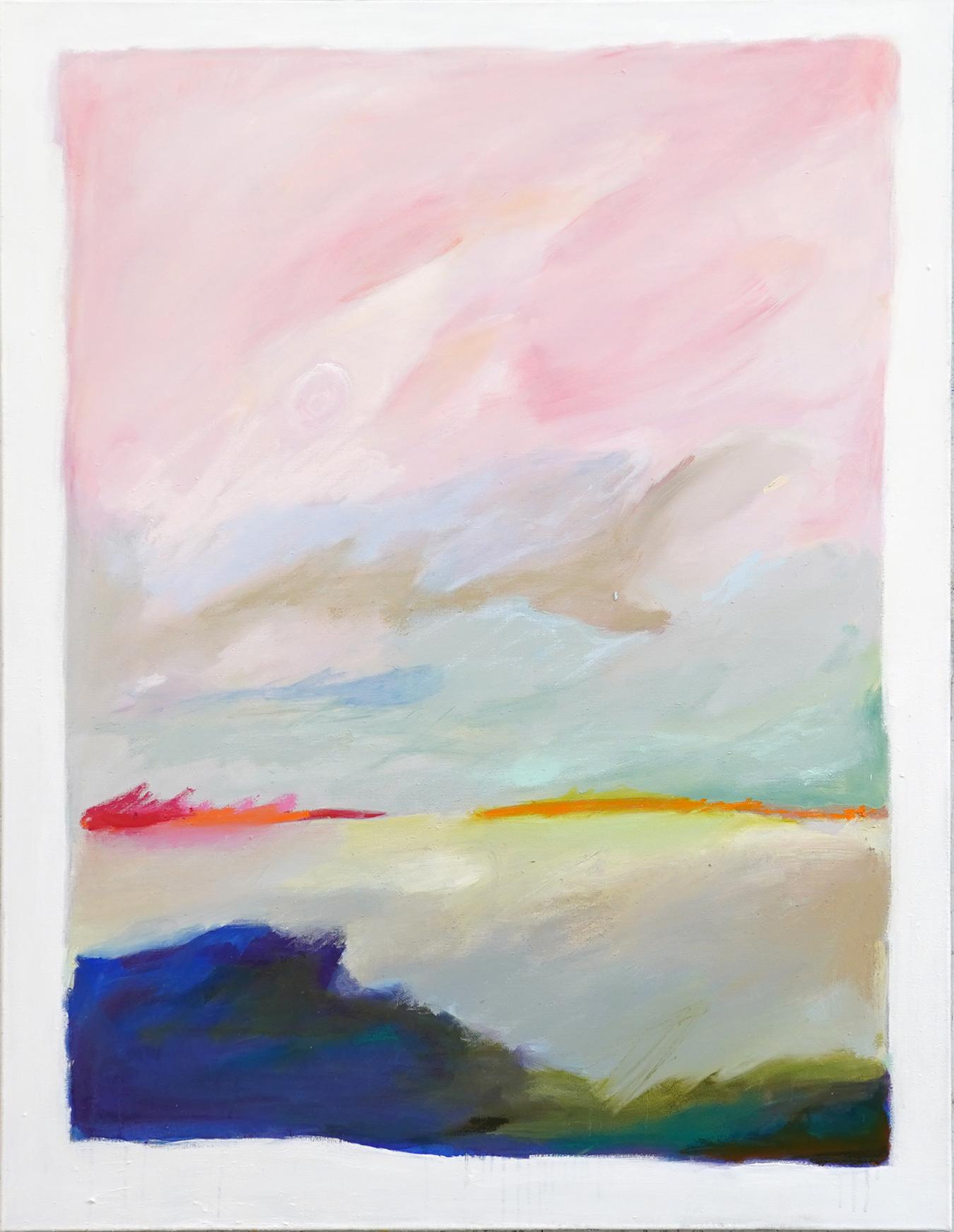 Maija Toropainen: Alkaa olla myöhä (2026, öljy pellavakankaalle, 125 x 95 cm)