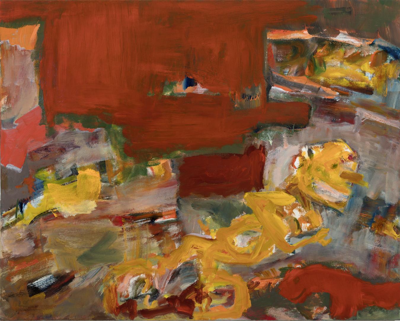 Anna-Leena Vilhunen: Kilpajuoksu / Race (2026, oil on canvas, 80 x 100 cm) | Photo: Jouko Vatanen